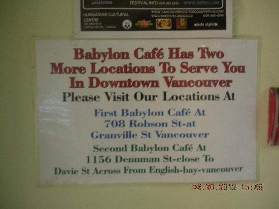 Babylon Cafe